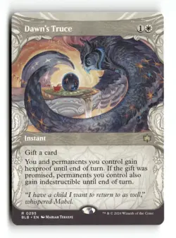 Dawn's Truce (Showcase) [BLB - 295] Rare NM Bloomburrow - Image 1