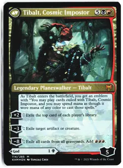 Valki, God of Lies 114 Mythic Kaldheim Magic: The Gathering Foil Near Mint - Image 1