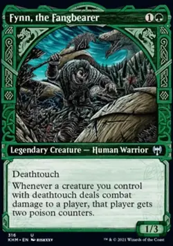 MTG Magic the Gathering Fynn, the Fangbearer (316/461) Kaldheim LP - Image 1