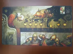 Feast of Succession -Seb Mckinnon-Playmat Kickstarter Signed/Stitched w/COA #116 - Image 1