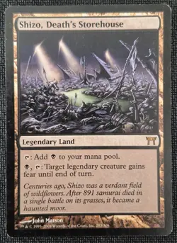 Shizo, Death's Storehouse Champions of Kamigawa [Lightly Played] - Image 1