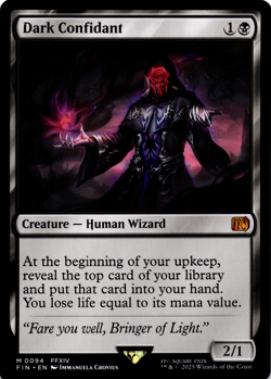 Dark Confidant Final Fantasy Regular NM MTG - Image 1