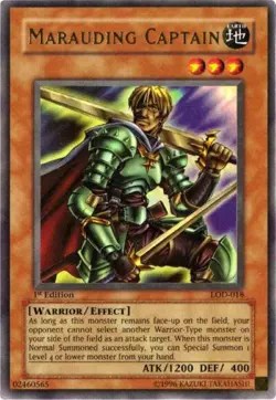 Marauding Captain LOD-018 Ultra Rare 1st Edition Yugioh HP - Image 1