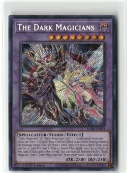 The Dark Magicians RA04-EN054 Secret Rare 1st Edition VLP *Free Shipping on $5+ - Image 1