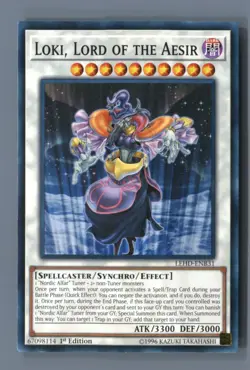 Loki, Lord of the Aesir LEHD-ENB31 Legendary Hero Decks Yu-Gi-Oh LP - Image 1