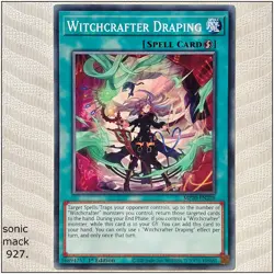 Witchcrafter Draping - MP20-EN228 - Common 1st Edition Yugioh - Image 1