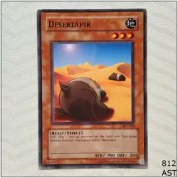 Desertapir - AST-068 - Common Unlimited Yugioh - Image 1