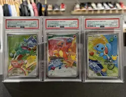 POKEMON FIRST PARTNER ILLUSTRATION PSA 10 SEQUENTIAL SET 37 38 39 GEN 1 KANTO - Image 1