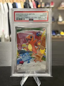 POKEMON FIRST PARTNER ILLUSTRATION PSA 10 SEQUENTIAL SET 37 38 39 GEN 1 KANTO - Image 4