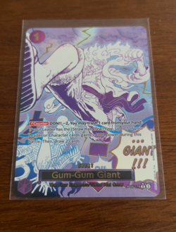 Gum-Gum Giant OP09-078 Luffy One Piece English AA The Best Vol.2 PRB-02 (RAW) - Image 1
