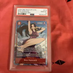 2025 ONE PIECE Legacy of the Master Eng #014 Boa Hancock Alt Art PSA 10 OP12-014 - Image 1