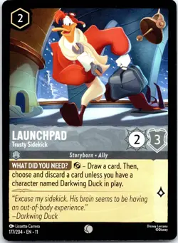 Disney Lorcana Launchpad - Trusty Sidekick Winterspell Common #177/204 NM - Image 1
