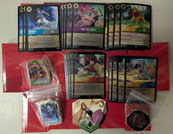 Disney Lorcana Reign of Jafar League Pins, Deck Box, Lore Counter, Promo Cards - Image 1