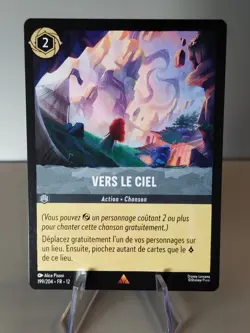 Carte LORCANA FR - Chapitre 12 199/204 Vers le ciel - Rare non Foil Neuf - Image 1