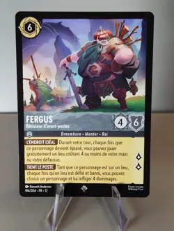 Carte LORCANA FR - Chapitre 12 194/204 Fergus - Super Rare non Foil Neuf - Image 1