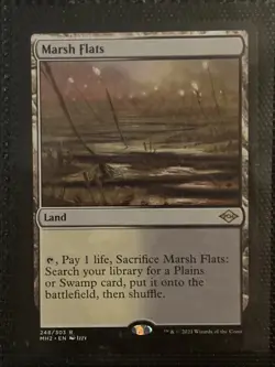 Magic the Gathering Marsh Flats Modern Horizons 2 Regular - Image 1