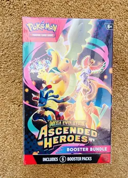 Pokemon TCG Mega Evolution—Ascended Heroes Booster Bundle Box 6 Packs English - Image 2