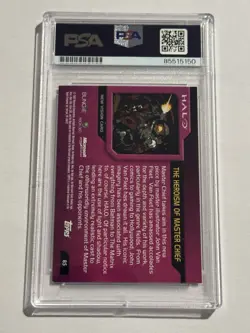 STEVE DOWNES SIGNED AUTO 2007 Topps Halo #85 The Heroism Of Master Chief PSA - Image 2