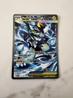 Pokemon Mega Zeraora ex 114/084 SIR Pitch Black Secret Illustration Rare NM/MINT - Image 3