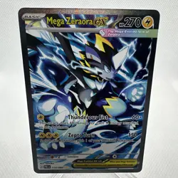 Mega Zeraora ex 114/084 Special Illustration Rare Pitch Black Pokemon Holo NM - Image 1