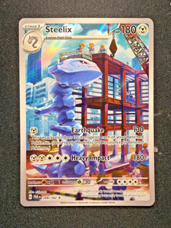 Pokemon TCG Steelix 208/182 Illustration Rare – Paradox Rift – NM - Image 2