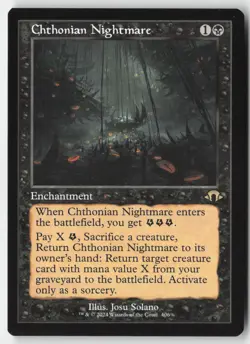 MTG - Chthonian Nightmare (Retro Frame) R Modern Horizons 3 406 LP-NM - Image 1