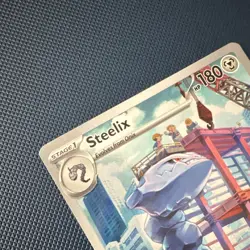 Pokemon TCG Steelix SV04 Paradox Rift 208/182 Illustration Rare Holo 180HP - Image 4