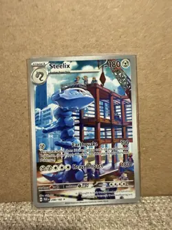 Steelix 208/182 SV04 Paradox Rift Illustration Rare Holo English Pokemon TCG - Image 1