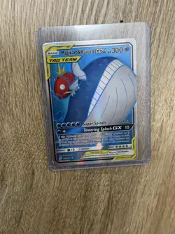 Magikarp & Wailord GX TAG TEAM Full Art Holo SM-Team Up 160/181 English 2019 - Image 1