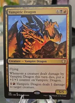 Vampiric Dragon MTG Commander: Innistrad: Crimson Vow Regular - Image 1