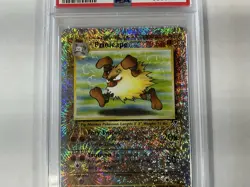 2002 POKEMON LEGENDARY COLLECTION #59 PRIMEAPE-REVERSE FOIL PSA 9 - Image 4