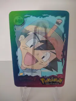 Pokemon Advanced 2004 Panini Lenticular Action Card #104 Ash - Image 1