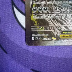 Mega Darkrai EX 116/084 SIR Pokemon TCG Card Pitch Black - Image 5