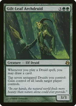 1x Gilt-Leaf Archdruid - NM English MTG - Morningtide - Image 1