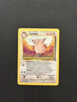 Clefable 17/64 | Base Set Jungle | Non Holo Pokemon Card LP - Image 1