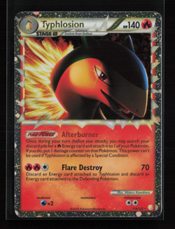 Typhlosion Prime #110/123 - HeartGold & SoulSilver Holo Rare Pokemon Card - Image 1