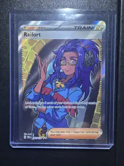 Raifort Holo Prismatic Evolutions Pokemon TCG Card Ultra Rare 142/131 - Image 1