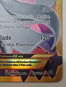 Pokemon card, Gardevoir EX 116/114, near mint condition - Image 3