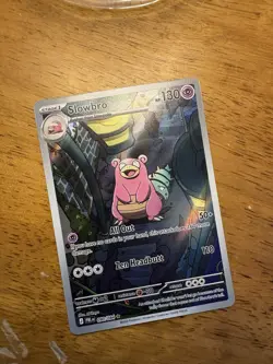Slow Bro Illustration Rare Pitch Black Pokemon Card - Image 1