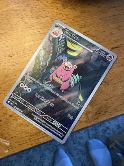 Slow Bro Illustration Rare Pitch Black Pokemon Card - Image 3