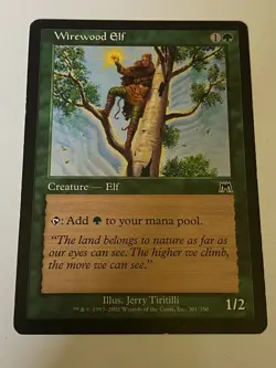 Wirewood Elf - Magic the Gathering MTG Onslaught Single Card - Image 1