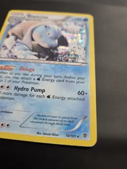 Blastoise 16/101 Plasma Blast Holo LP/MP Pokemon Card - Image 2