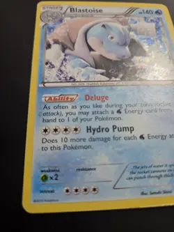 Blastoise 16/101 Plasma Blast Holo LP/MP Pokemon Card - Image 4