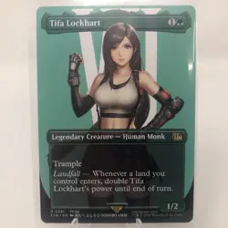 Tifa Lockhart (Borderless) R391 FIN Final Fantasy MTG NM/MINT Pack-Fresh - Image 1