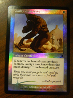 MTG FOIL Scourge Guilty Conscience Unplayed Excellent - NM Condition - Image 1