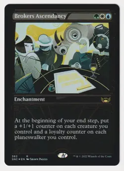 GILDED FOIL Brokers Ascendancy Proof Sketch NM Artist Shawn Pagels MTG Magic AP! - Image 2