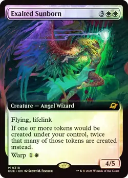 Magic The Gathering MTG EXALTED SUNBORN EXTENDED ART FOIL Edge of Eternities NM - Image 1