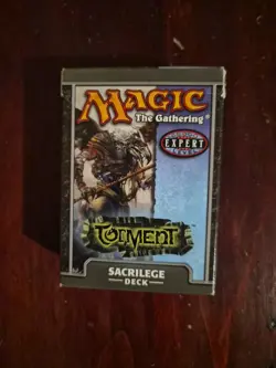 Magic The Gathering - Torment Sacrilege Deck, Vintage 2002 - Image 1