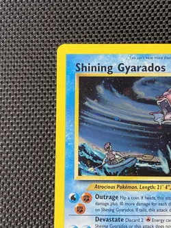 2000 Pokemon TCG Shining Gyarados 65/64 Swirl Neo Revelation Holo Secret Rare LP - Image 3