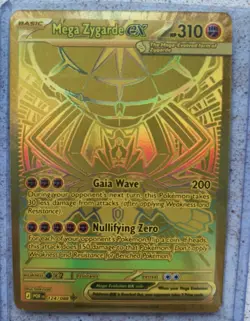 Nintendo Pokemon TCG Mega Zygarde EX Full Art Holo 124/088 310 HP EN - Image 1
